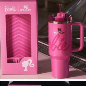 Barbie x Stanley Pink Barbie 40 oz Tumbler Set NIB